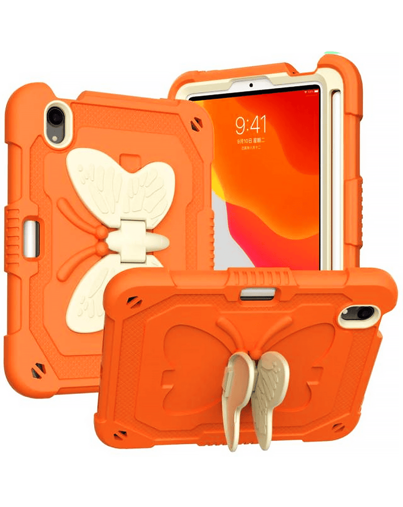 Protective Butterfly Stand Desing Case for iPad Mini 6 / 7 (A17 Pro) (Only Ground Shipping)