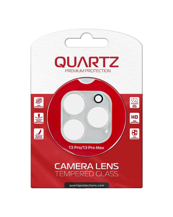 QUARTZ Clear Back Camera Tempered Glass for iPhone 13 Pro / 13 Pro Max - Banana Cellular Solutions