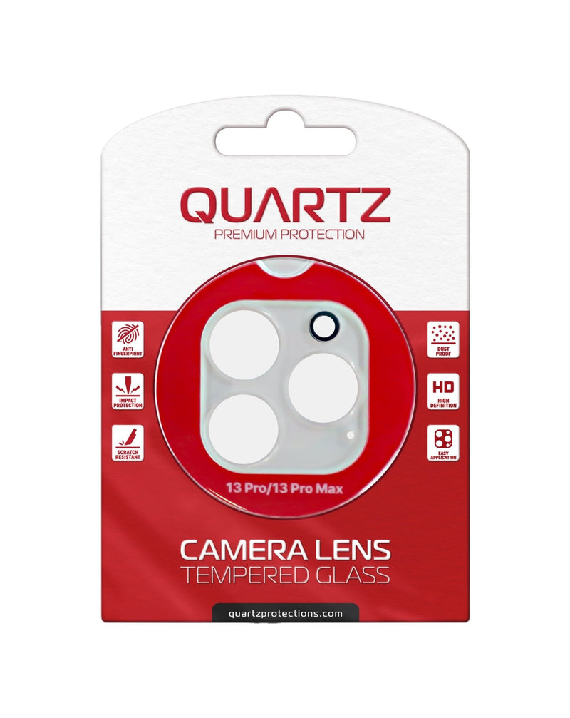 QUARTZ Clear Back Camera Tempered Glass for iPhone 13 Pro / 13 Pro Max - Banana Cellular Solutions