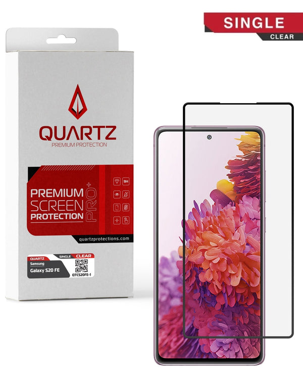QUARTZ Clear Tempered Glass for Galaxy S20 FE (Single Pack) - Banana Cellular Solutions