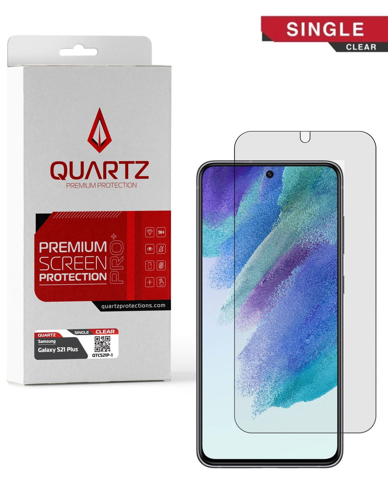 QUARTZ Clear Tempered Glass for Galaxy S21 Plus (Single Pack) - Banana Cellular Solutions
