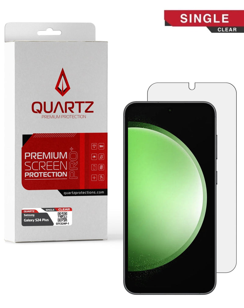 QUARTZ Clear Tempered Glass for Galaxy S24 Plus / S25 Plus (Single Pack) - Banana Cellular Solutions