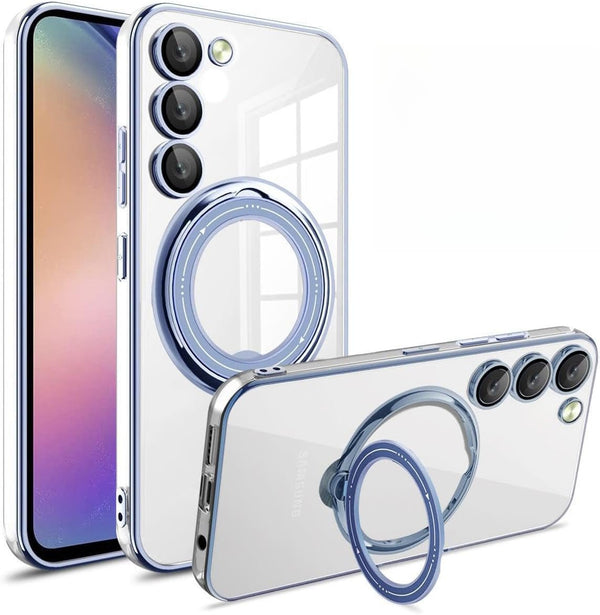 Galaxy S23 Plus Magnetic Clear Cases with Magsafe Ring Stand - Banana Cellular Solutions
