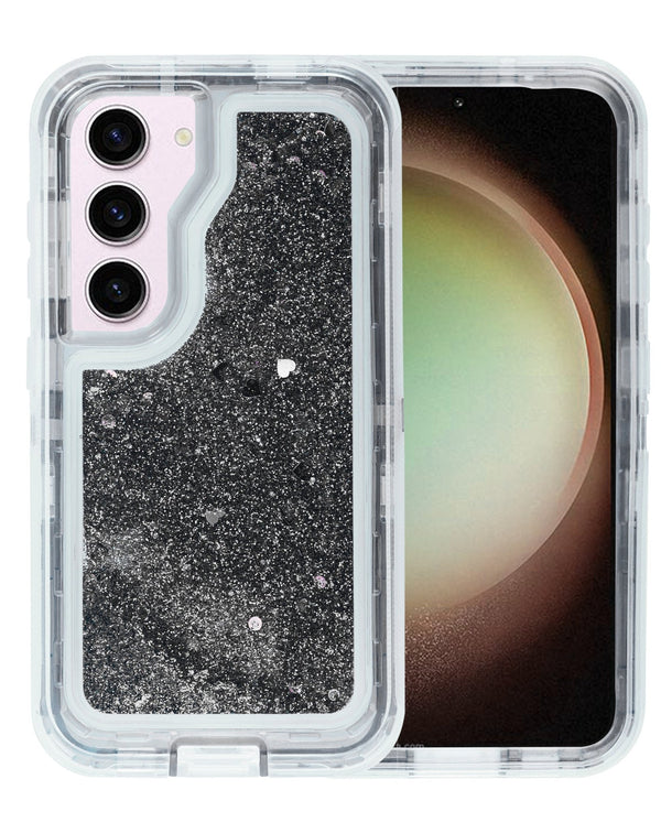 Galaxy S23 Plus Glitter Liquid Case - Banana Cellular Solutions