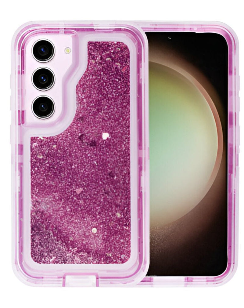 Galaxy S23 Plus Glitter Liquid Case - Banana Cellular Solutions