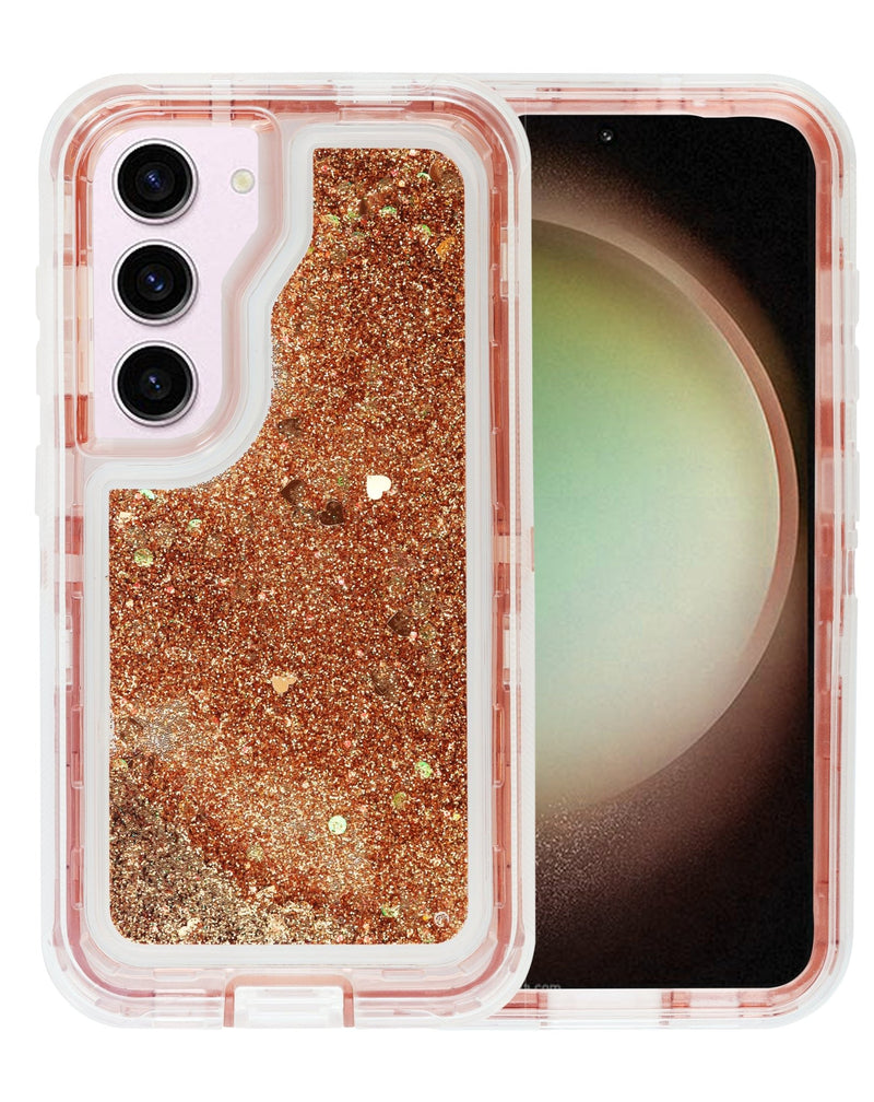Galaxy S23 Plus Glitter Liquid Case - Banana Cellular Solutions
