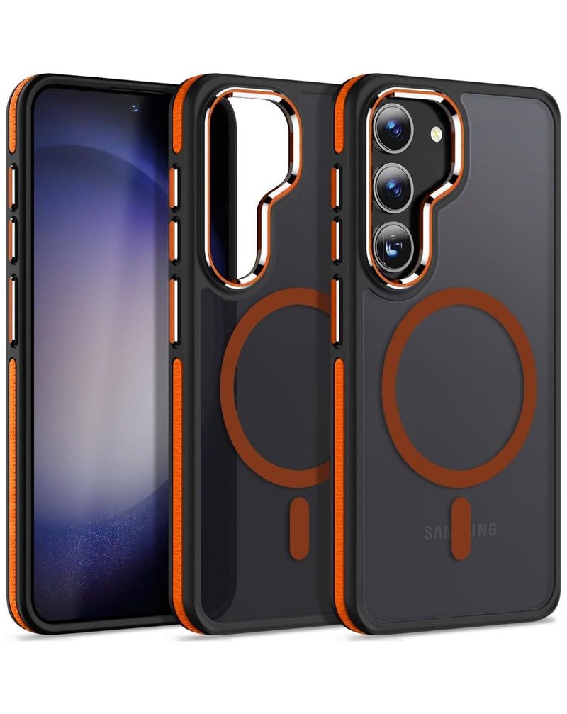 Galaxy S23 Plus Slim Non - Slip Transparent Matte Wireless Charging Case - Banana Cellular Solutions