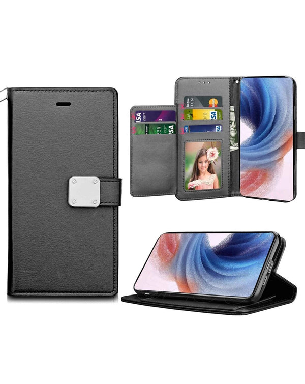 Galaxy S25 Elegant Leather Wallet Case (Only Ground Shipping) - Banana Cellular Solutions