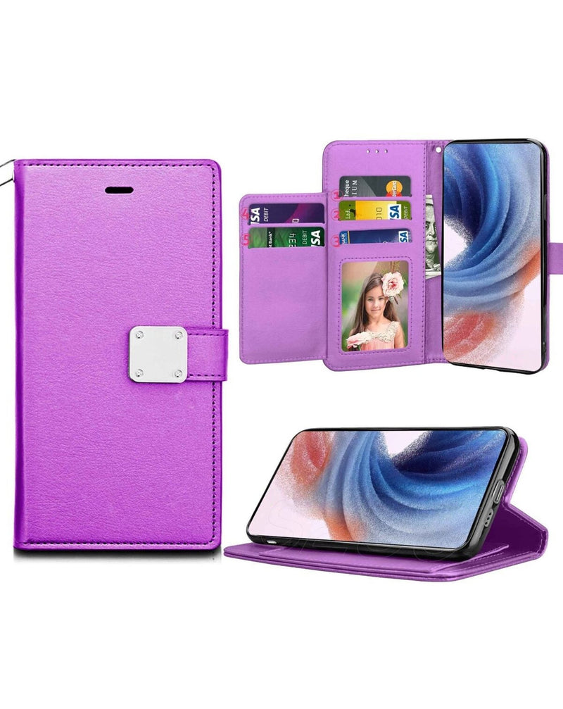 Galaxy S25 Elegant Leather Wallet Case (Only Ground Shipping) - Banana Cellular Solutions