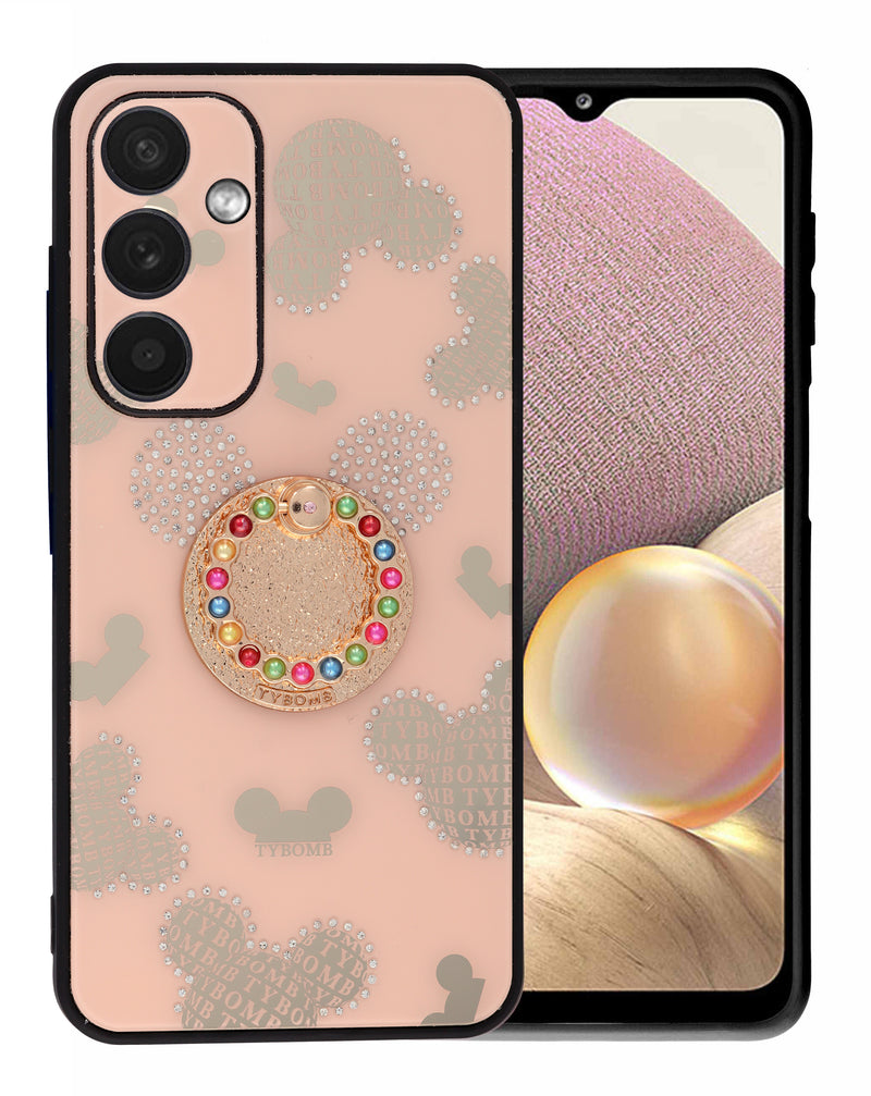 Galaxy S24FE Luxury Diamond Shiny Cases with Ring (Only Ground Shipping)