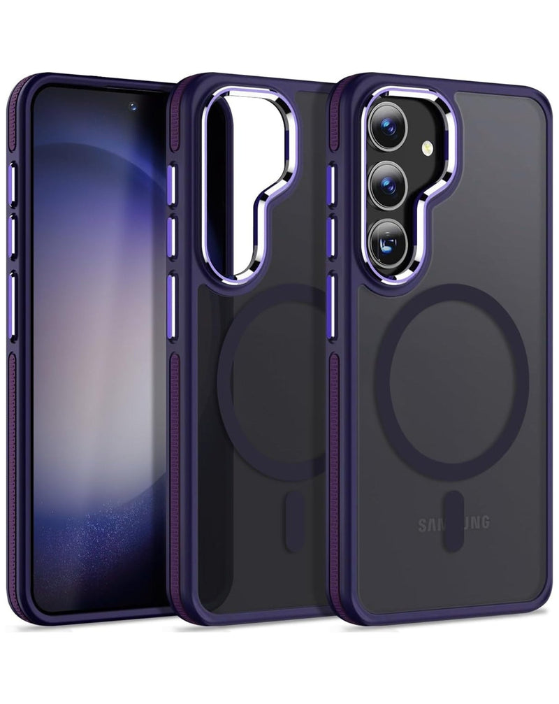 Slim Non - Slip Translucent Matte Wireless Charging Case for Galaxy S24FE (Only Ground Shipping) - Banana Cellular Solutions