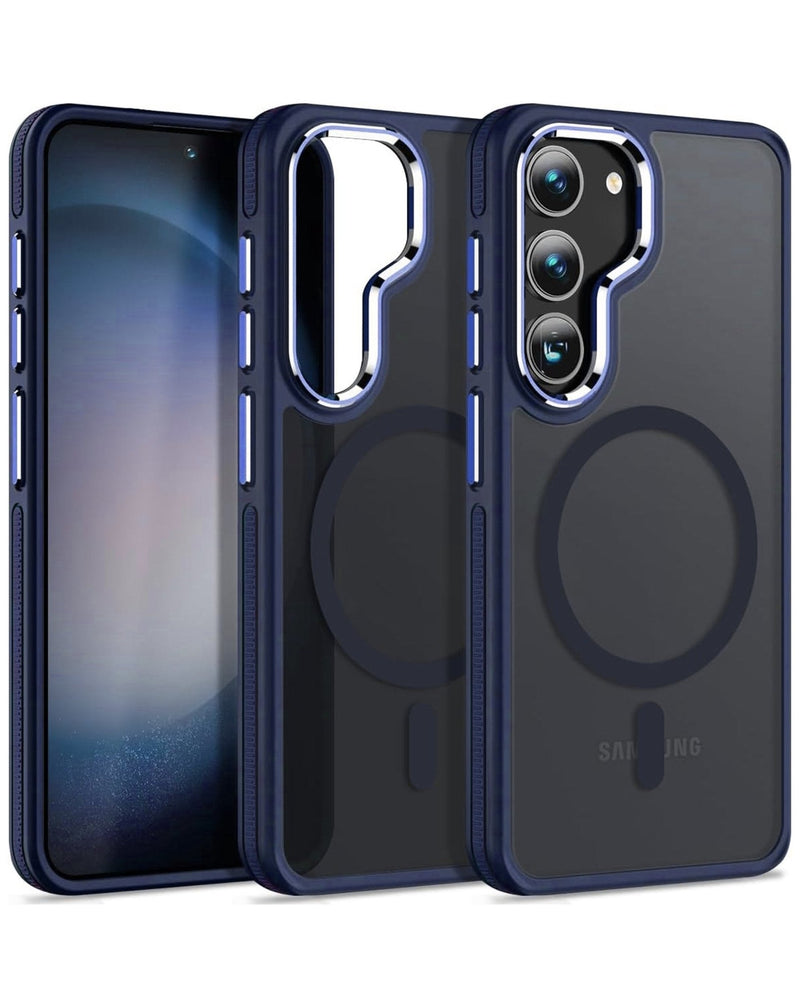 Slim Non - Slip Translucent Matte Wireless Charging Case for Galaxy S24 / S25 (Only Ground Shipping) - Banana Cellular Solutions