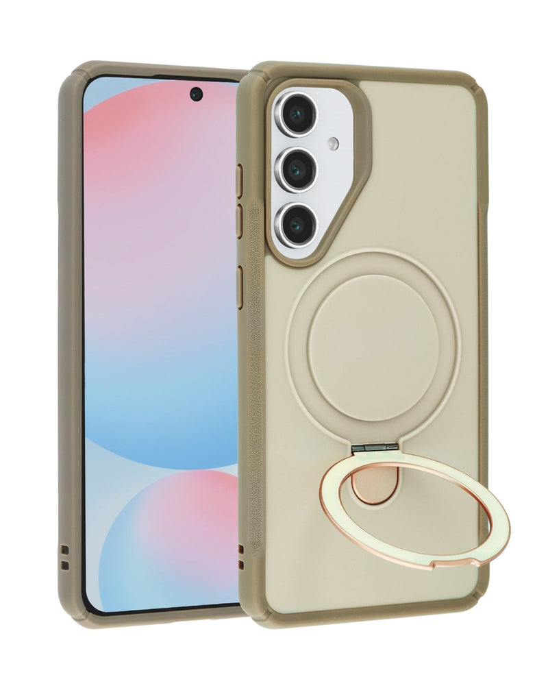 Shockproof Case with Magnetic Kickstand for Galaxy S25FE (Only Ground Shipping) - Banana Cellular Solutions