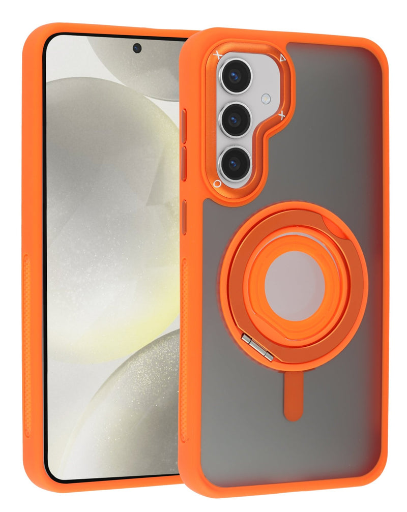 Skin Feel Transparent Case with Silicone Ring Holder for Galaxy S24 Plus / S25 Plus (Only Ground Shipping) - Banana Cellular Solutions