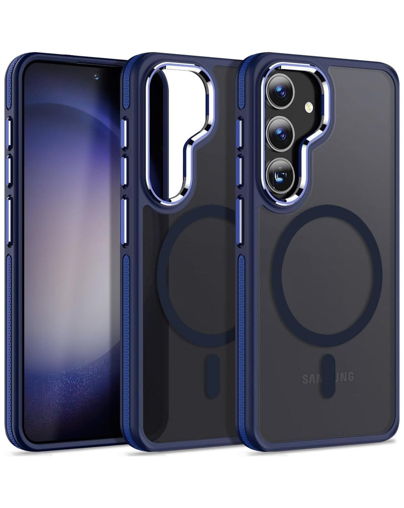 Slim Non - Slip Translucent Matte Wireless Charging Case - GRAY for Galaxy S25 Plus (Only Ground Shipping) - Banana Cellular Solutions