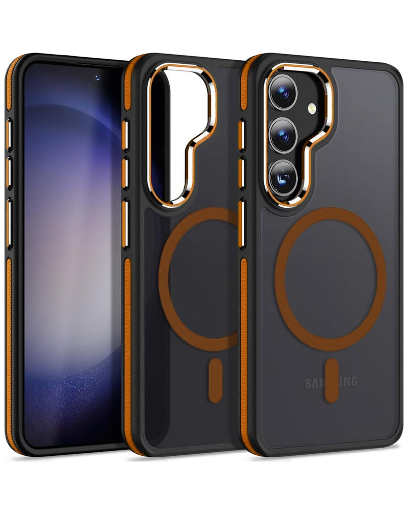 Slim Non - Slip Translucent Matte Wireless Charging Case - GRAY for Galaxy S25 Plus (Only Ground Shipping) - Banana Cellular Solutions