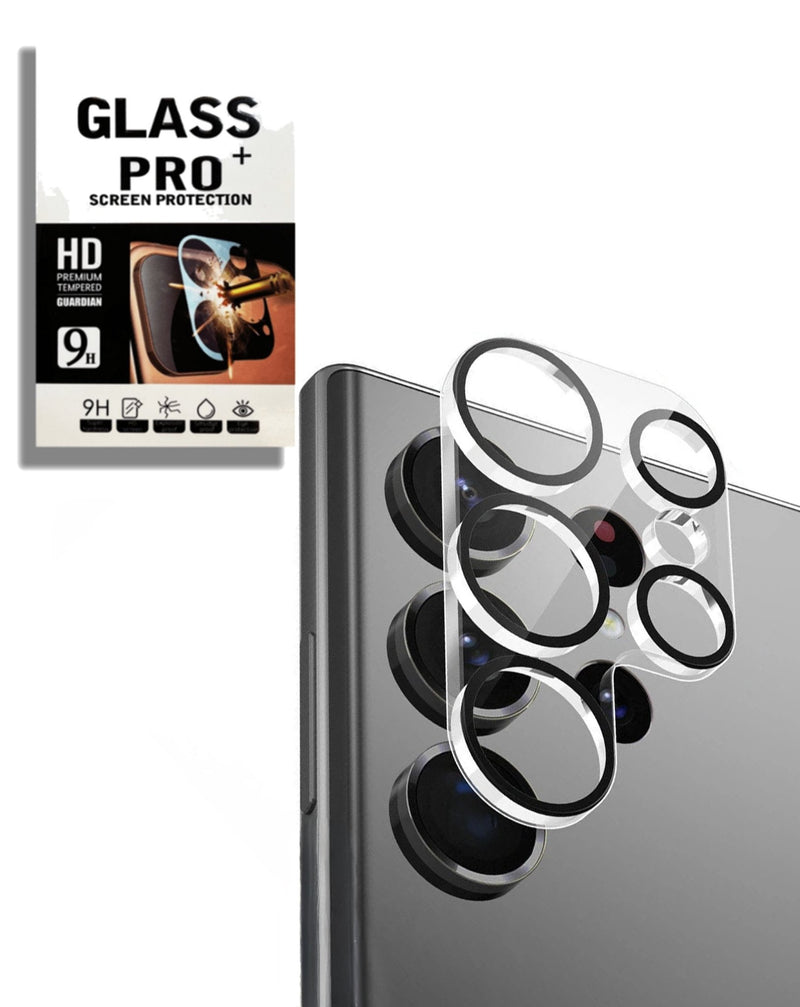 Back Camera Tempered Glass for Galaxy S25 Ultra (Black - Edged) - Banana Cellular Solutions