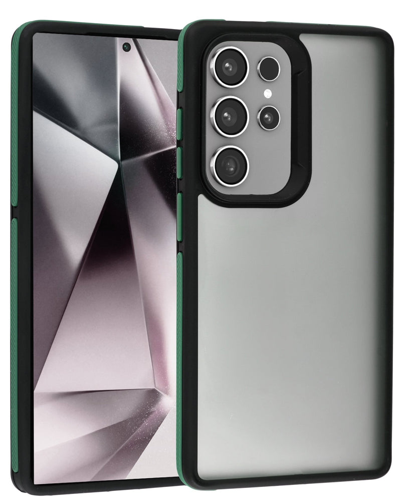 Galaxy S25 Ultra Matte Silicone Frame Shockproof Case (Only Ground Shipping) - Banana Cellular Solutions