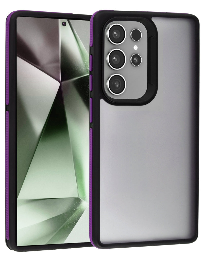 Galaxy S25 Ultra Matte Silicone Frame Shockproof Case (Only Ground Shipping) - Banana Cellular Solutions