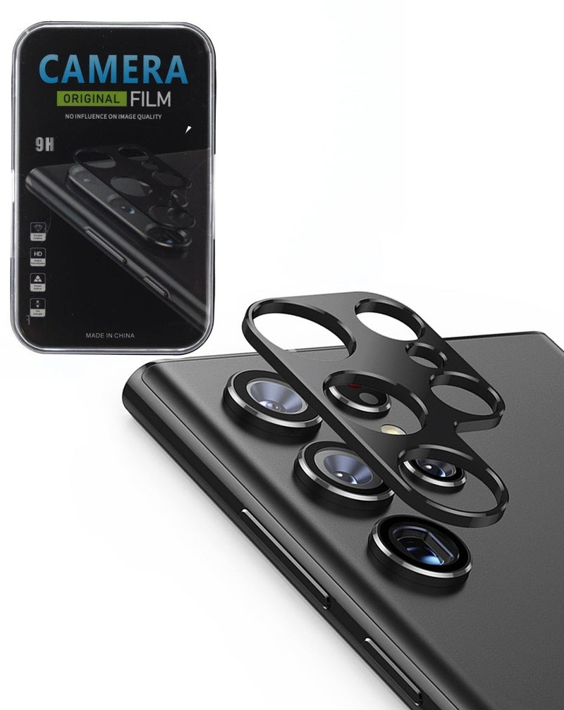 Back Camera Tempered Glass for Galaxy S25 Ultra (BLACK) - Banana Cellular Solutions