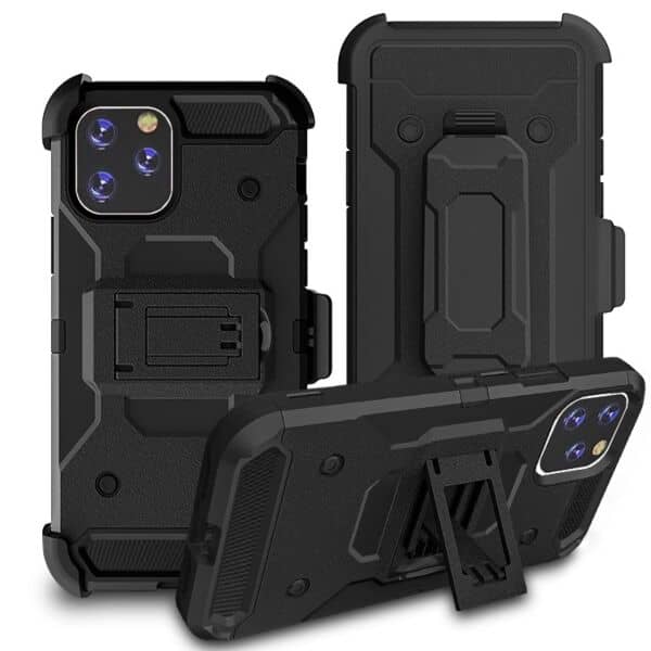 iPhone 12 Mini Metallic Rubber Tough Armor Defender Cases