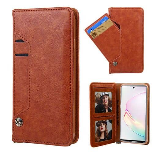 Galaxy Note 10/ 10 Plus Luxury Leather Wallet Case with Credit Card Slot