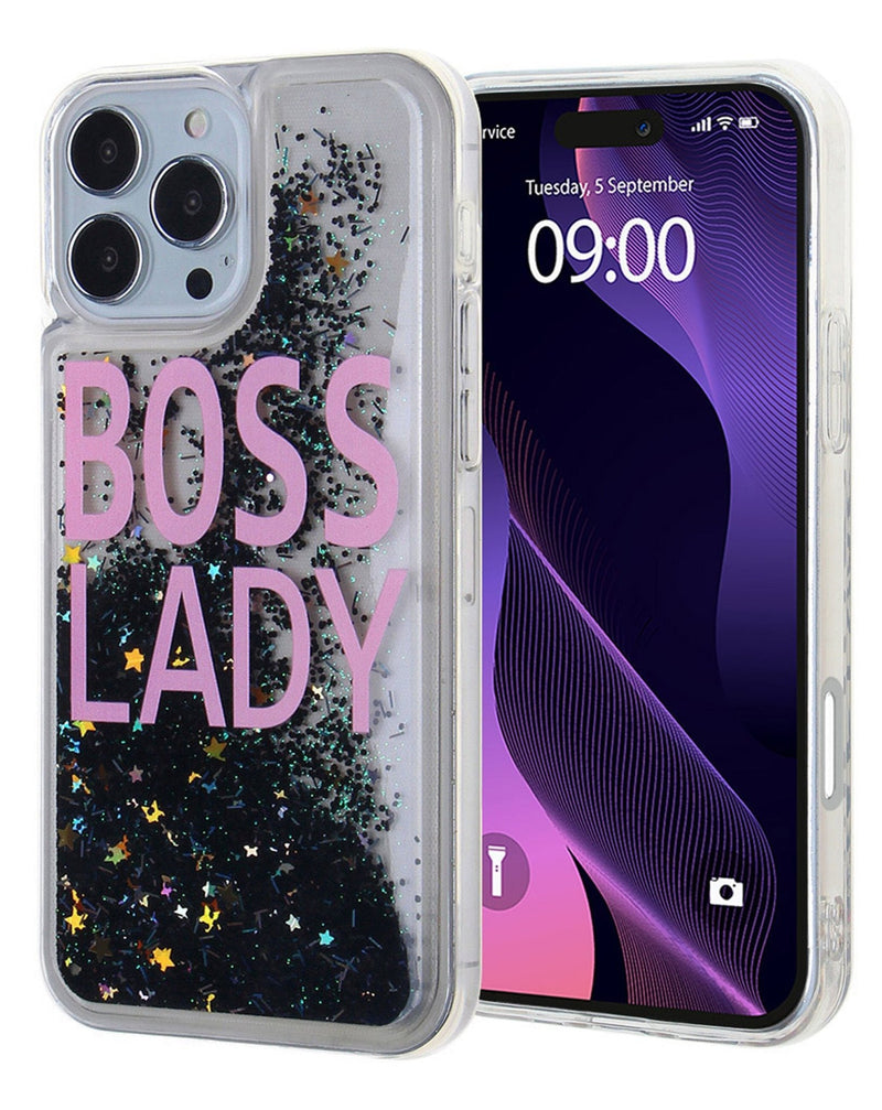 iPhone 16 Pro Max Liquid Quicksand Glitter Case