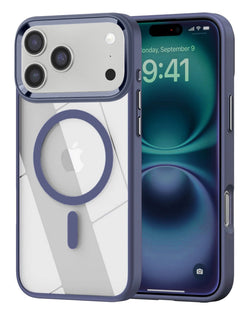 iPhone 17 Pro Shiny Magnetic Clear Cases