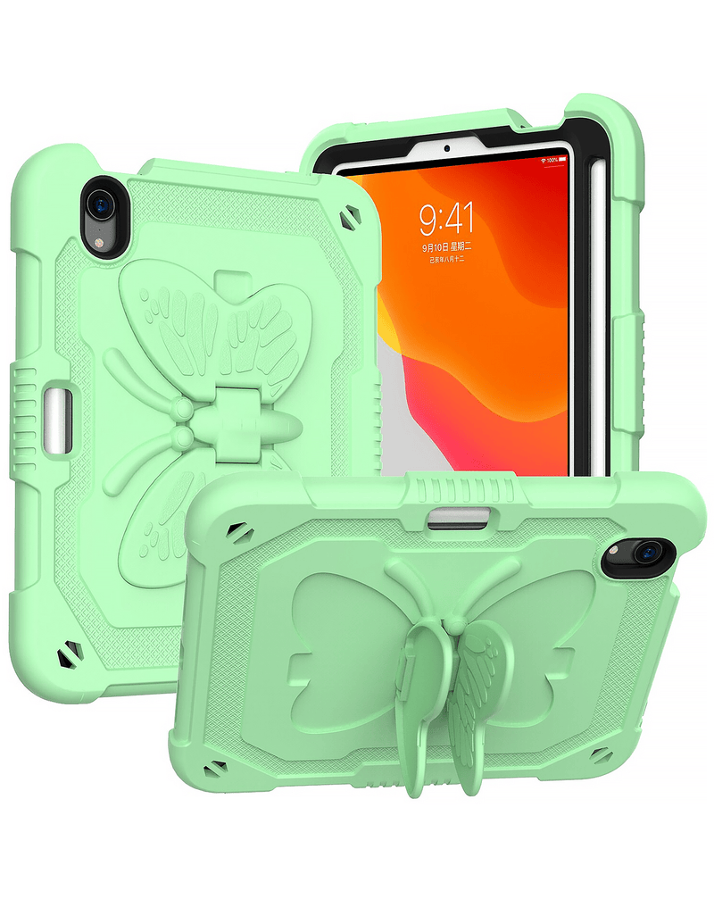 Protective Butterfly Stand Desing Case for iPad Mini 6 / 7 (A17 Pro) (Only Ground Shipping)
