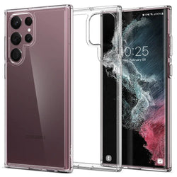 Galaxy S22 ULTRA HYBRID CASES WITH AIR CUSHION TECHNOLOGY - CLEAR - Banana Cellular Solutions