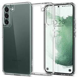 Galaxy S22 HYBRID CASES WITH AIR CUSHION TECHNOLOGY - CLEAR - Banana Cellular Solutions