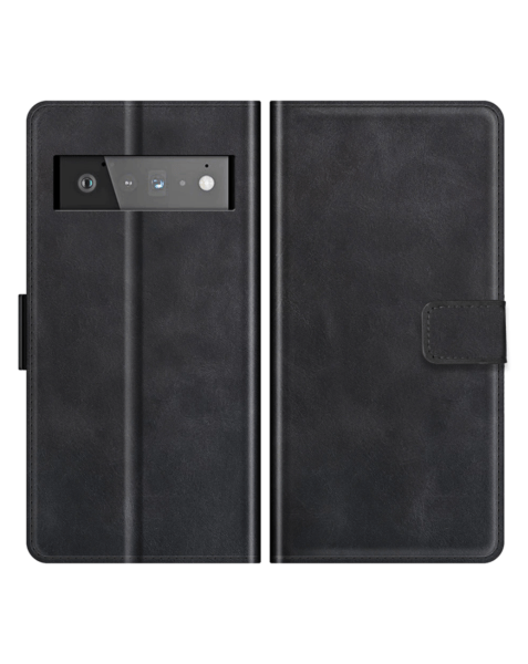 Google Pixel 6 Leather Wallet Case with Card Slot