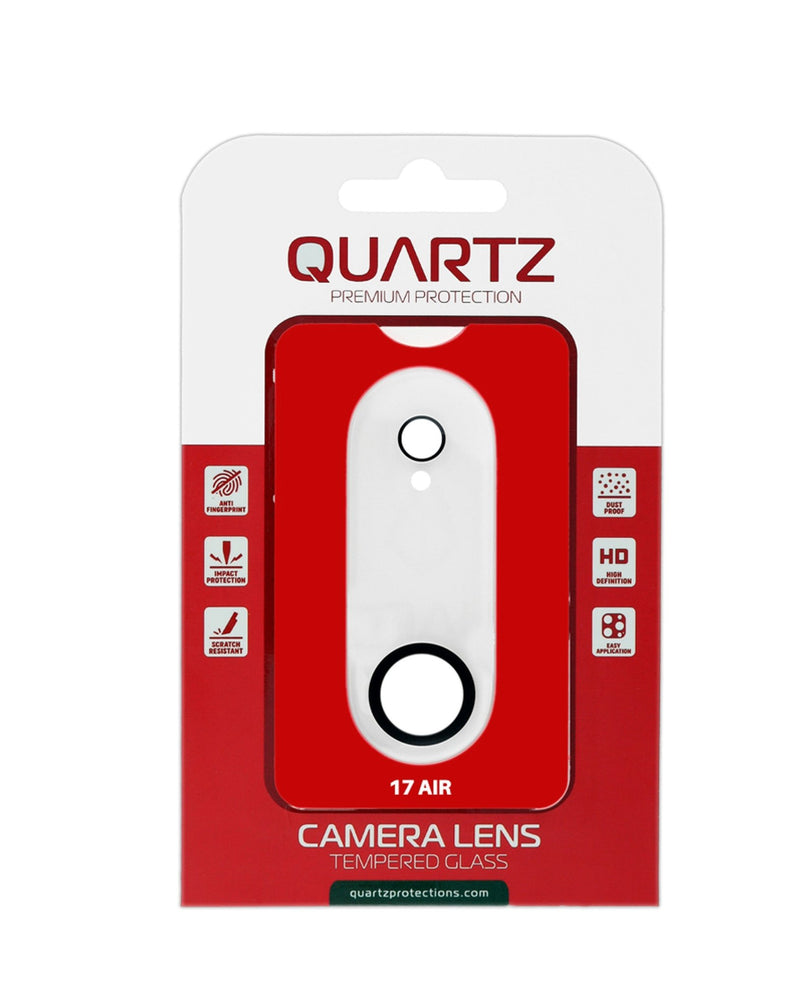 QUARTZ Clear&BLACK Back Camera Tempered Glass for iPhone Air - Banana Cellular Solutions