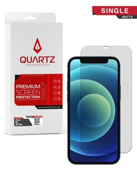 QUARTZ Tempered Glass for iPhone 12 / 12 Pro