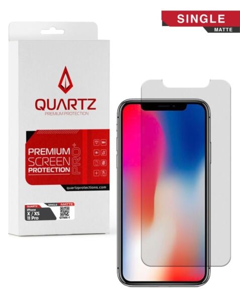 QUARTZ Tempered Glass for iPhone X / XS / 11 Pro