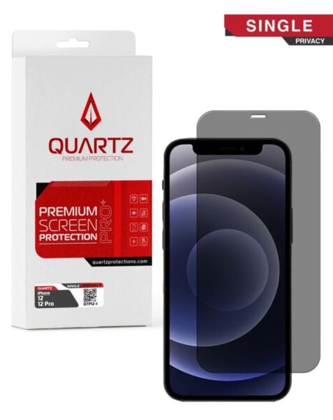 QUARTZ Tempered Glass for iPhone 12 / 12 Pro