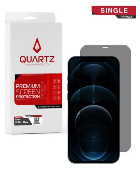 QUARTZ Tempered Glass for iPhone 12 Pro Max