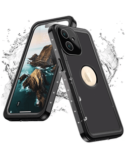 iPhone 12 REDPEPPER Dot Series Clear Protective Waterproof Defender Case - Banana Cellular Solutions