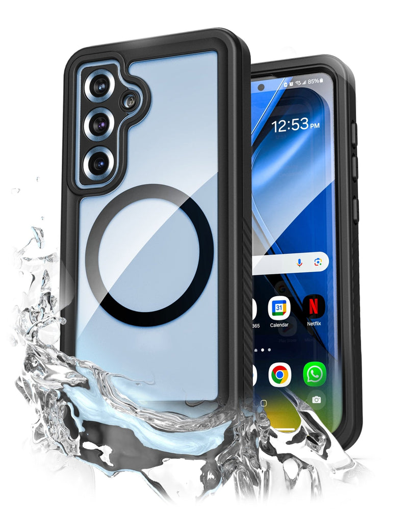 Galaxy S25 Plus REDPEPPER FS Series Transparent Waterproof Hybrid Case (Only Ground Shipping) - Banana Cellular Solutions