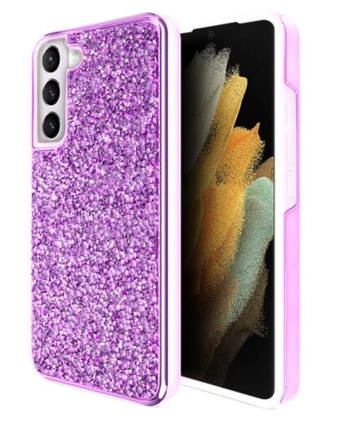 Galaxy S23 Plus Bling Diamond Crystal Dual Layer Cases