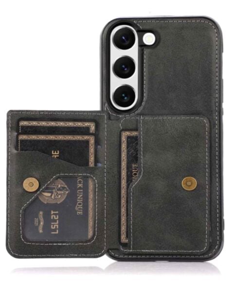 Galaxy S23 Plus Leather Pocket Wallet Case