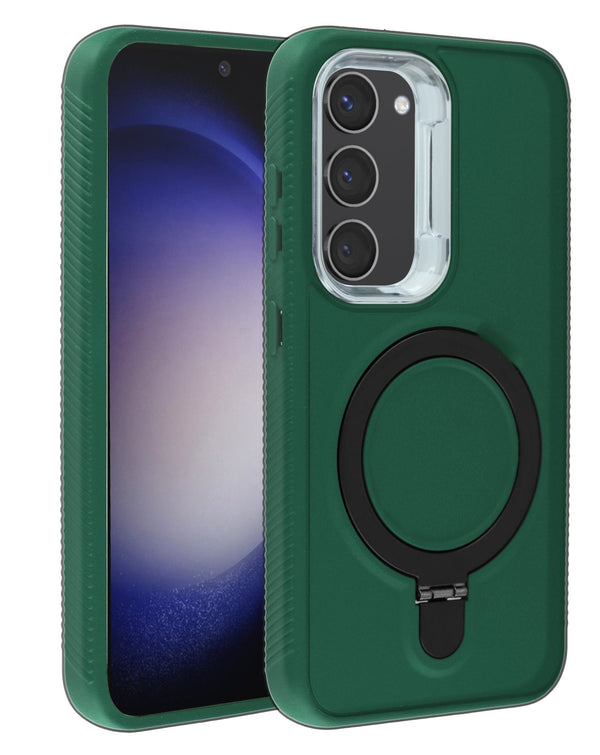 Support Heavy Duty Case with Wireless Charging Kickstand for Galaxy S23 (Only Ground Shipping) - Banana Cellular Solutions