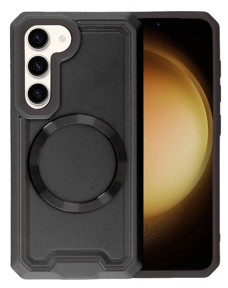 Galaxy S23 Plus Slim Non - Slip Transparent Matte Wireless Charging Case - Banana Cellular Solutions