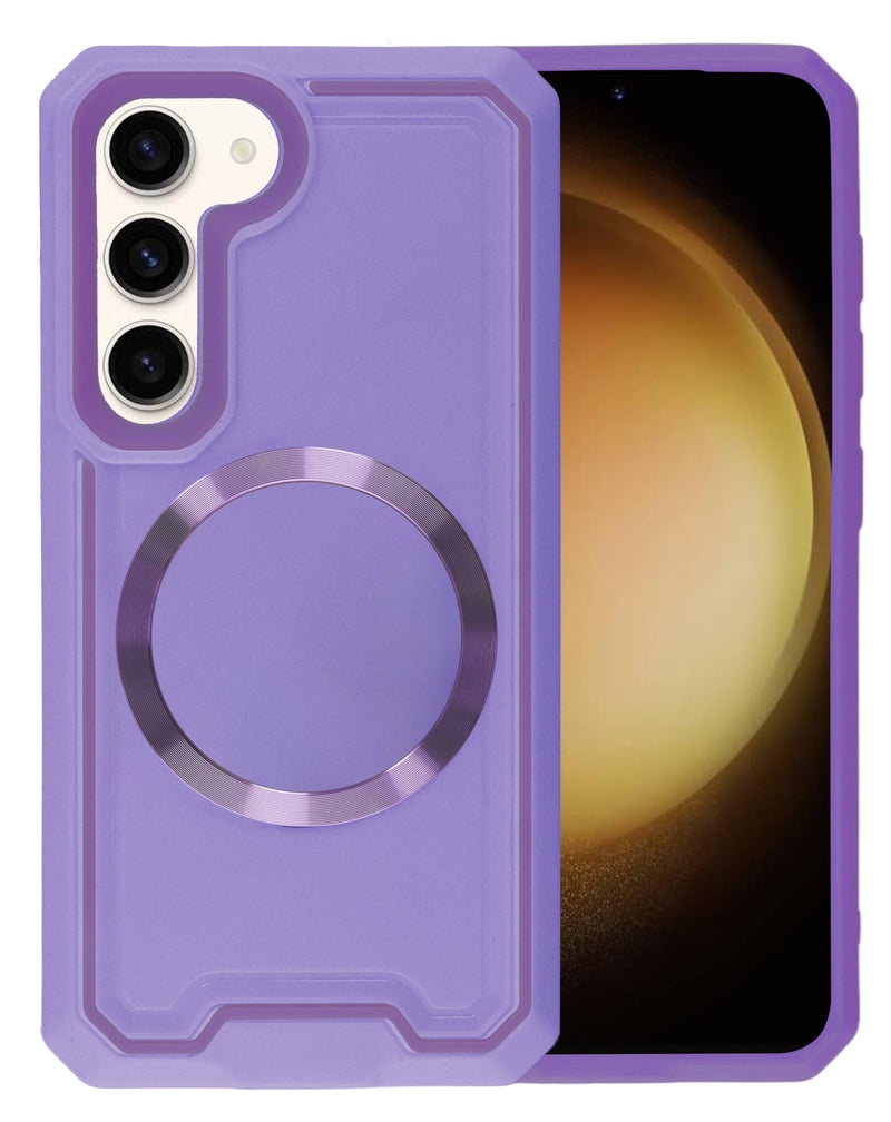 Galaxy S23 Plus Slim Non - Slip Transparent Matte Wireless Charging Case - Banana Cellular Solutions