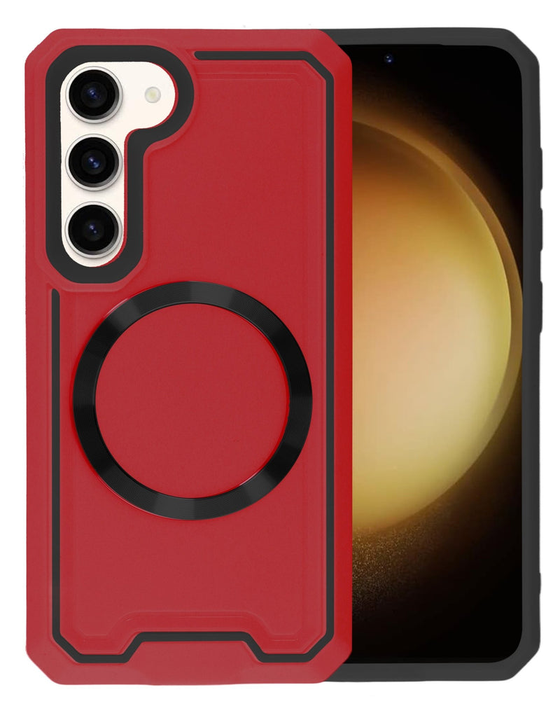 Galaxy S23 Plus Slim Non - Slip Transparent Matte Wireless Charging Case - Banana Cellular Solutions