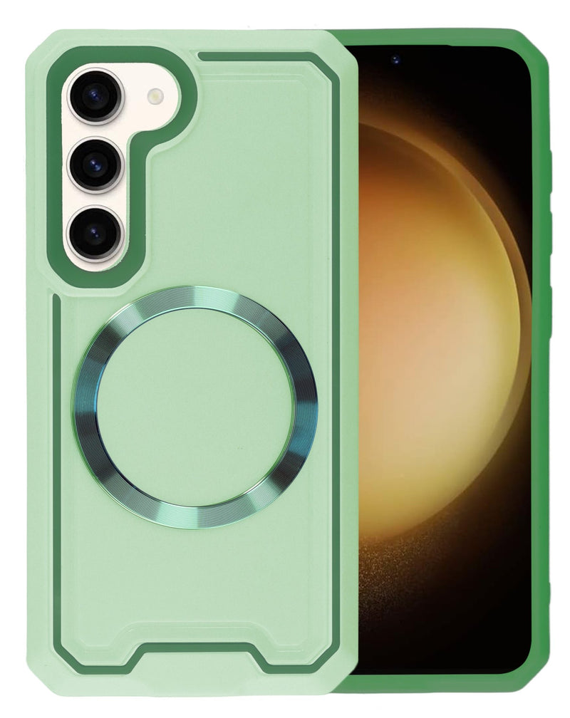 Galaxy S23 Plus Slim Non - Slip Transparent Matte Wireless Charging Case - Banana Cellular Solutions