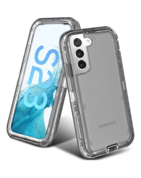 Galaxy S23 Transparent Defender Shockproof Case
