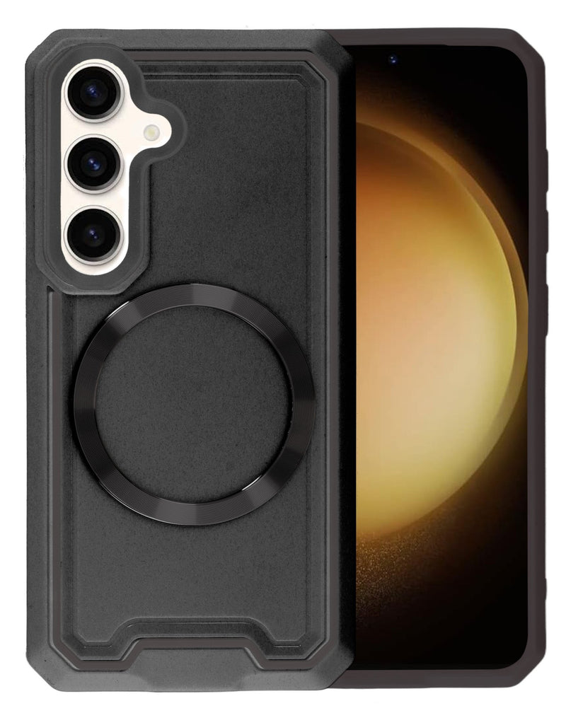 Galaxy S25 Slim Non - Slip Transparent Matte Wireless Charging Case (Only Ground Shipping) - Banana Cellular Solutions