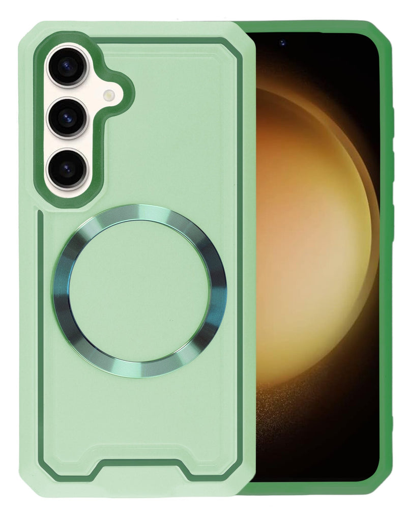 Galaxy S25 Slim Non - Slip Transparent Matte Wireless Charging Case (Only Ground Shipping) - Banana Cellular Solutions