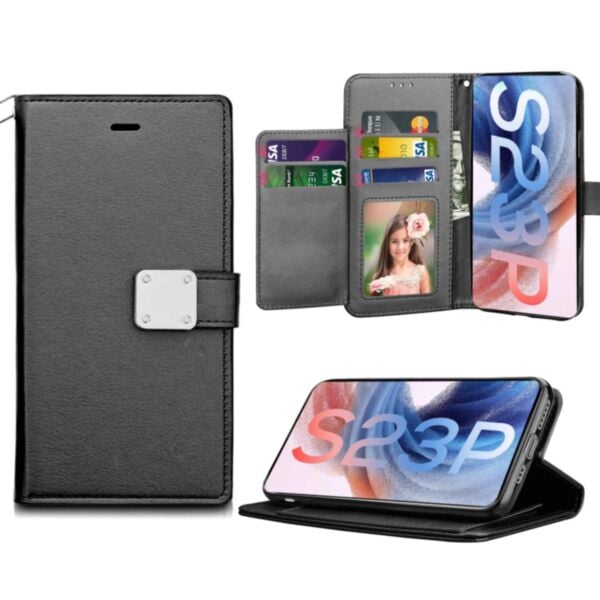 Galaxy S23 Plus Elegant Leather Wallet Cases